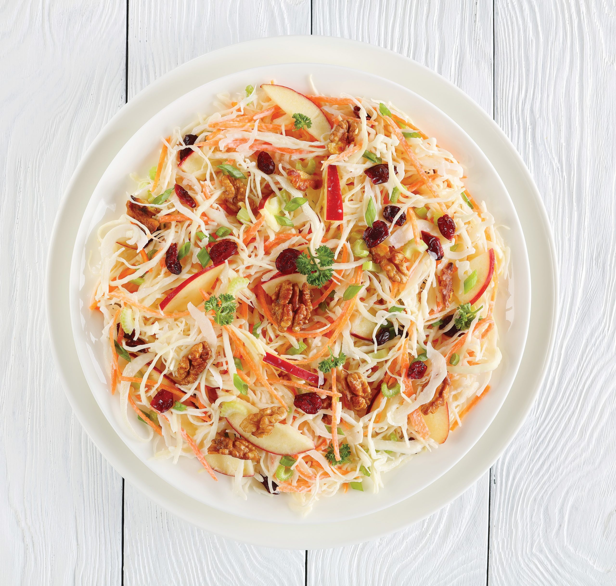 Ensalada de repollo y zanahoria